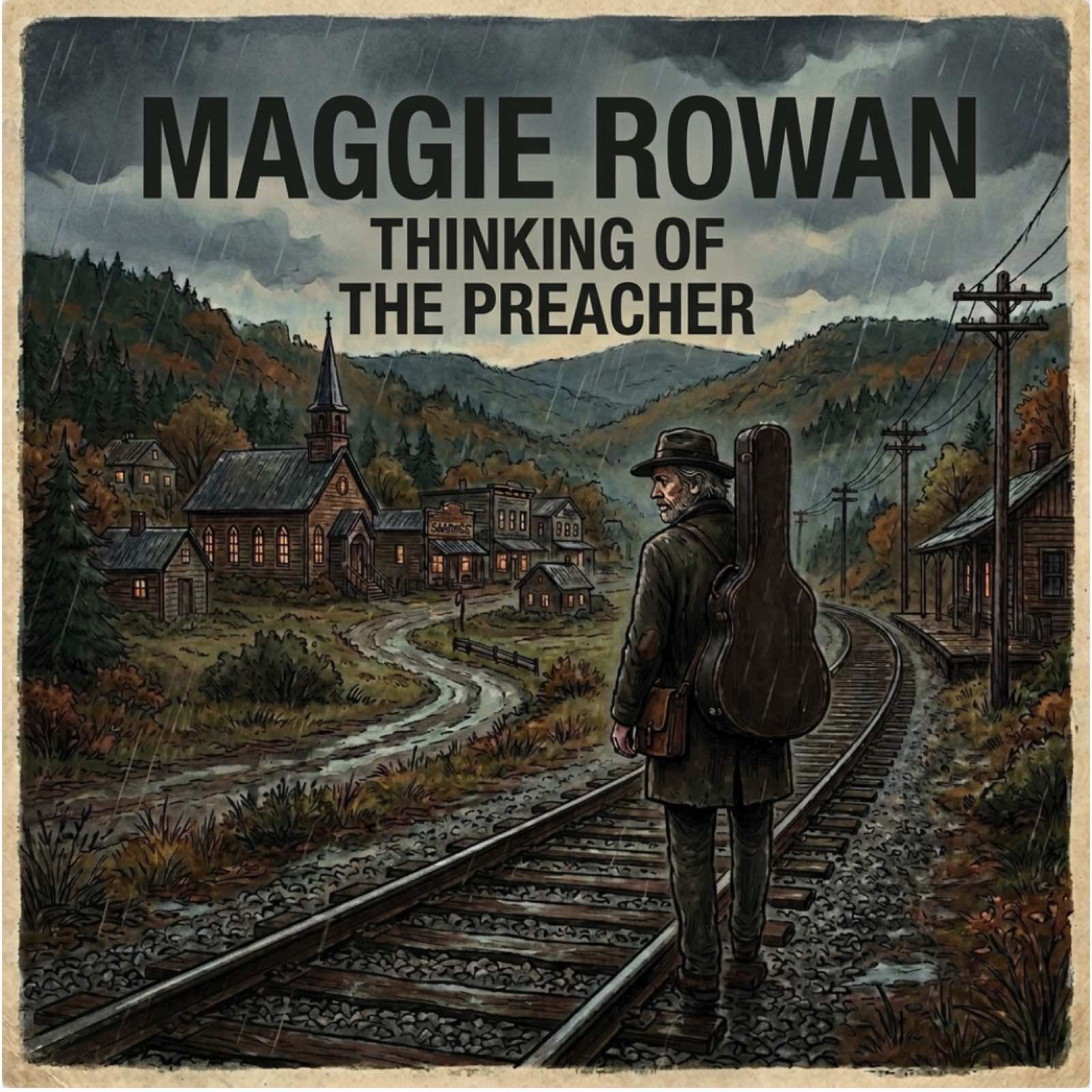 Looking For The Preacher — Maggie Rowan cover artwork